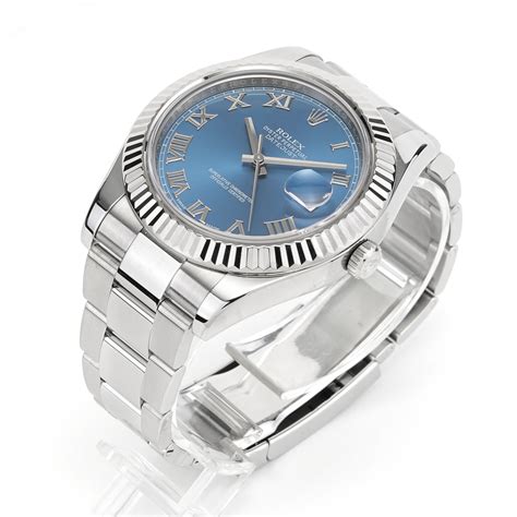 rolex datejust 2 blue dial for sale|rolex datejust blue dial vintage.